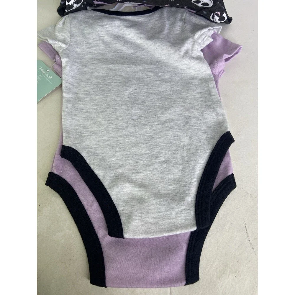 Disney Baby The Nightmare Before Christmas 3 Piece Bodysuit Set Girls 6 Months